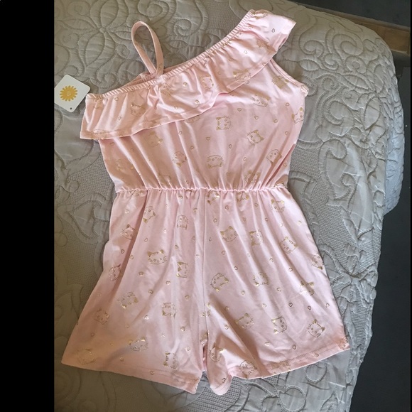 NWT Little Girl’s Shorts Romper - Picture 2 of 5